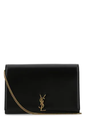 Saint Laurent Kate Logo Plaque Crossbody Bag