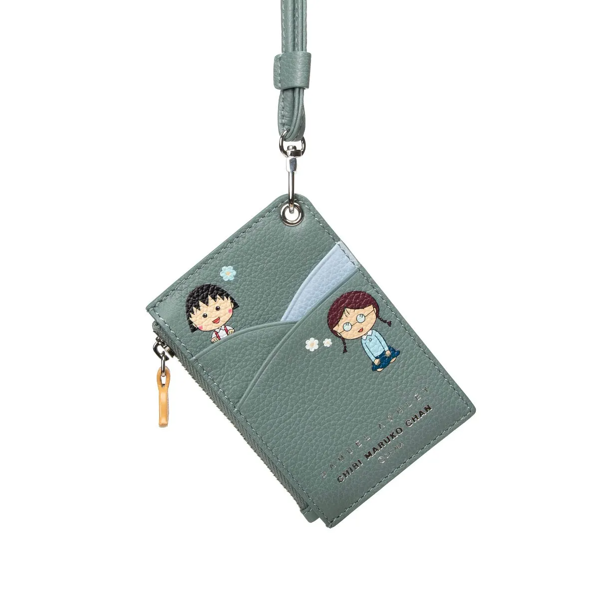 Samuel Ashley x Chibi Maruko Chan Leather ID Badge Holder