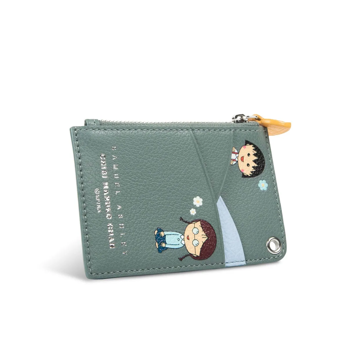 Samuel Ashley x Chibi Maruko Chan Leather ID Badge Holder