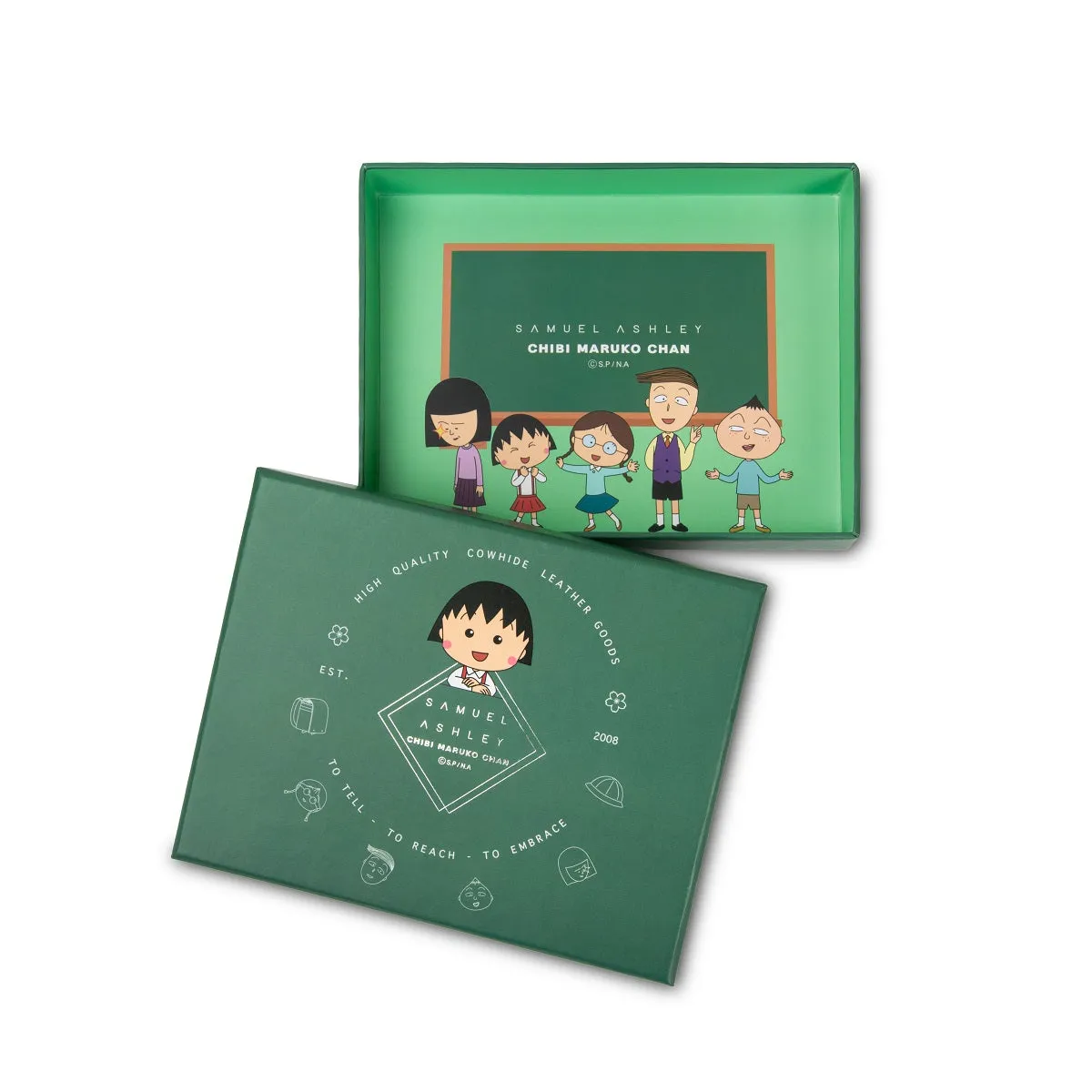 Samuel Ashley x Chibi Maruko Chan Leather ID Badge Holder