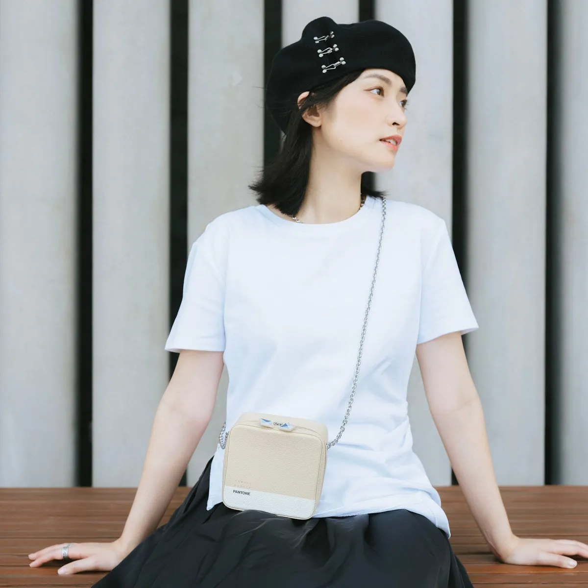 Samuel Ashley x Pantone Leather Square Bag