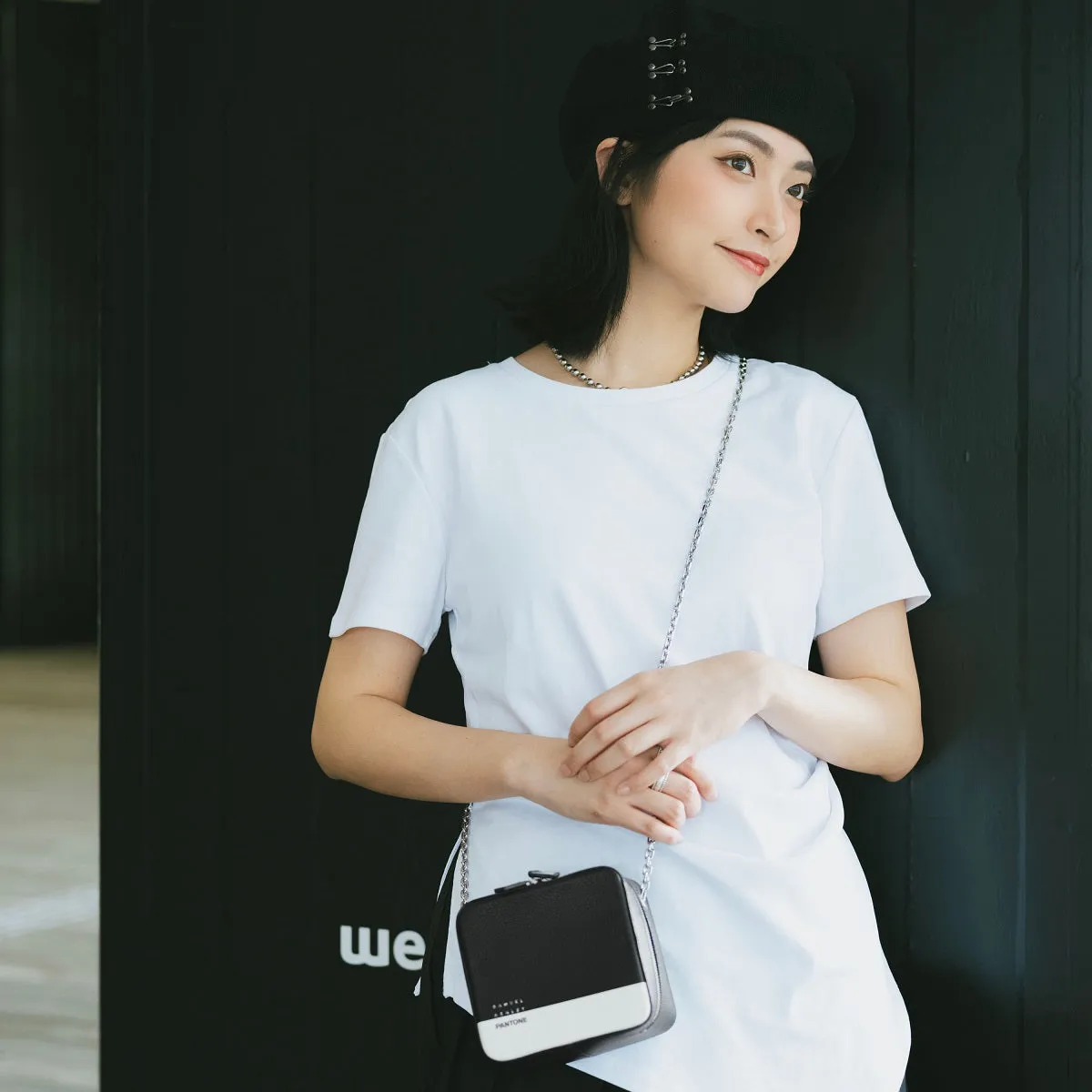 Samuel Ashley x Pantone Leather Square Bag