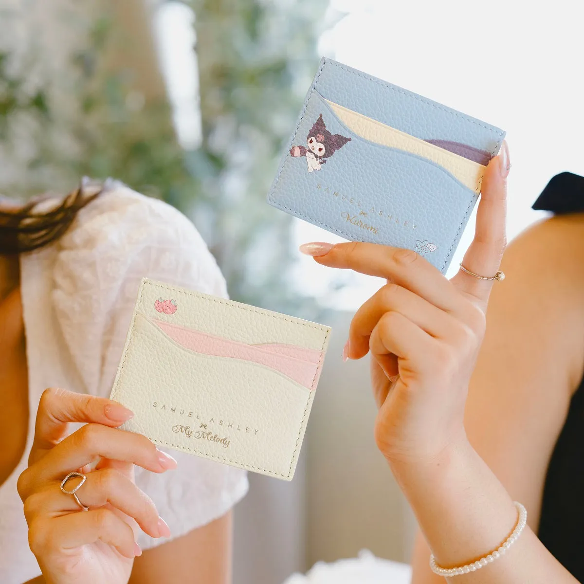 Samuel Ashley x Sanrio characters Leather Card Holder