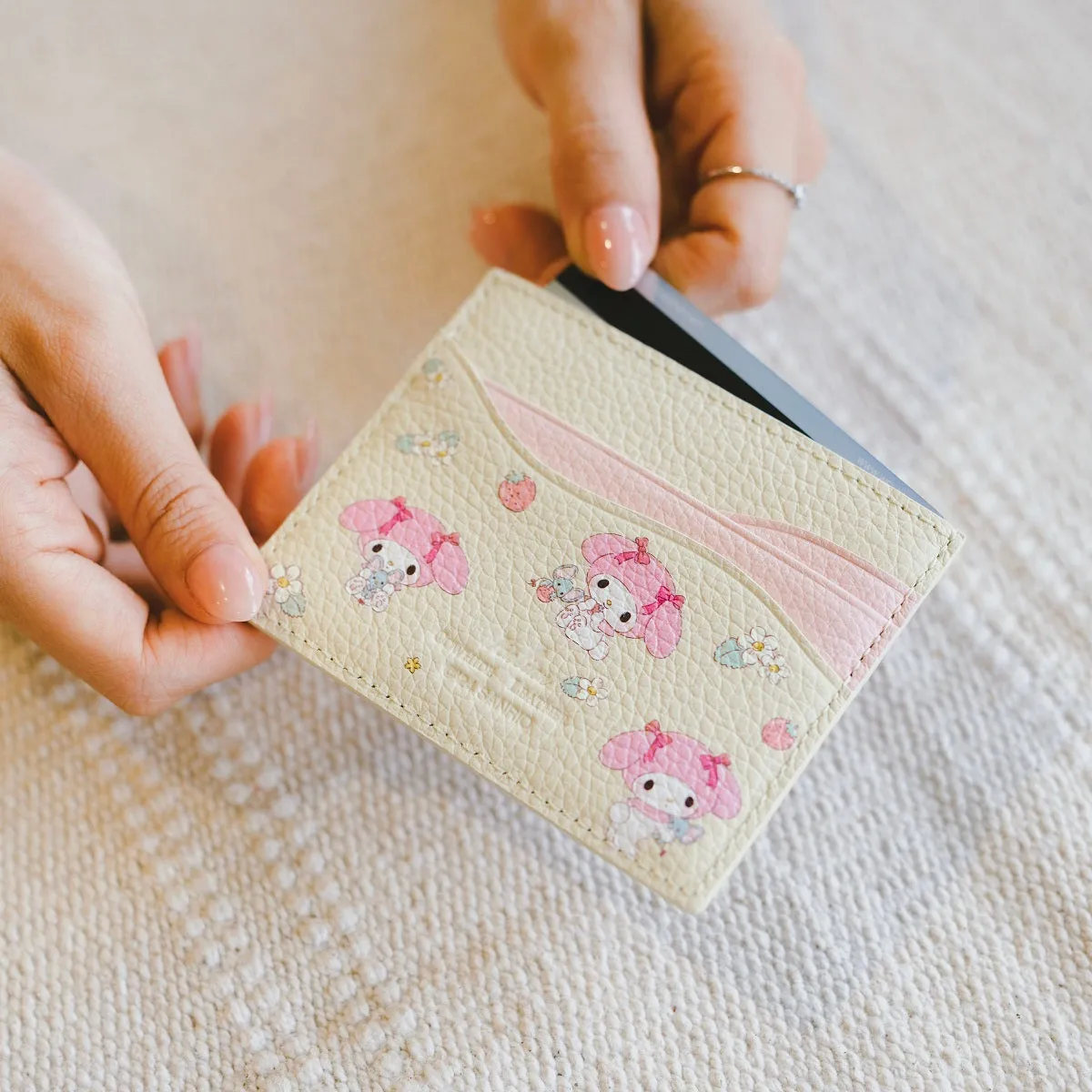 Samuel Ashley x Sanrio characters Leather Card Holder