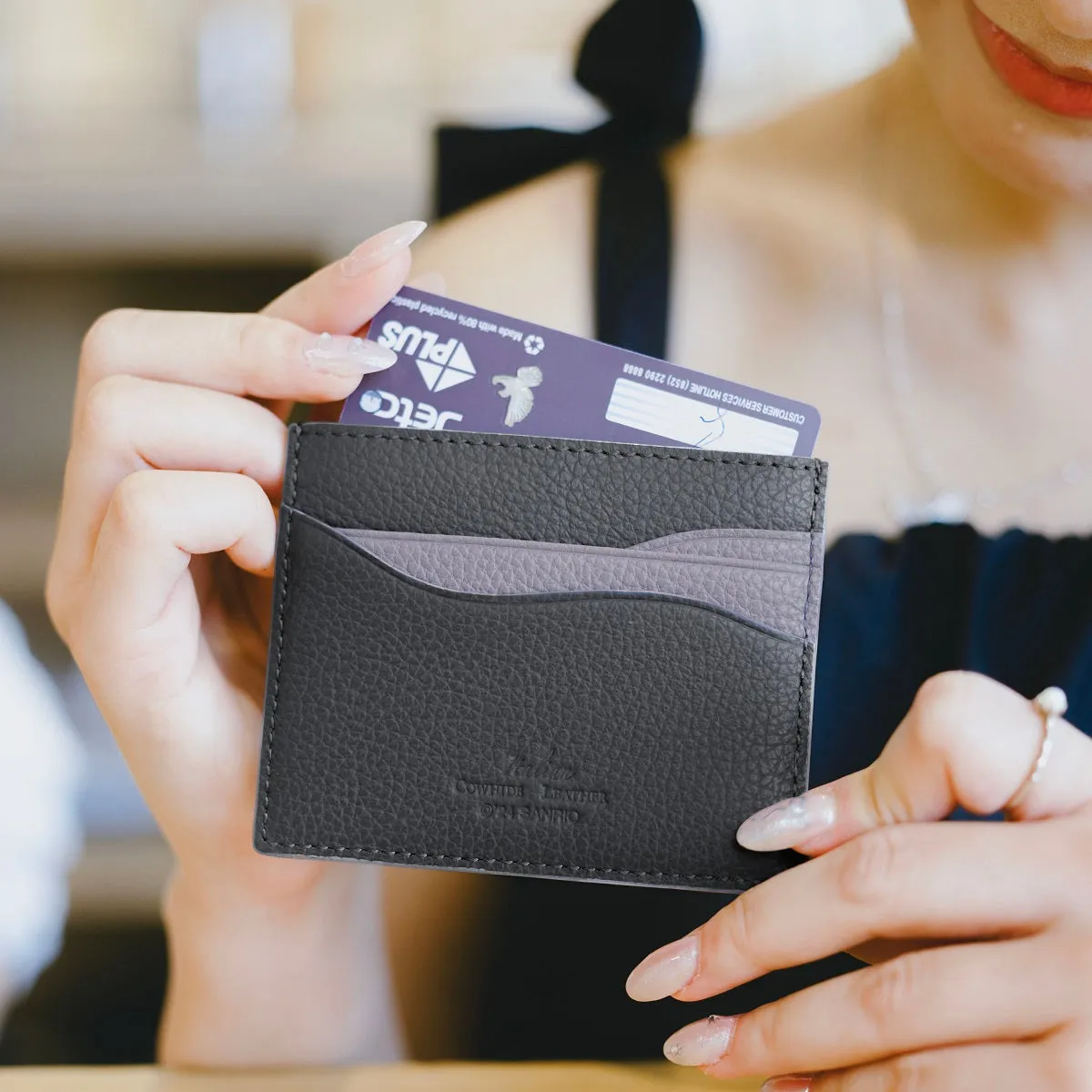 Samuel Ashley x Sanrio characters Leather Card Holder