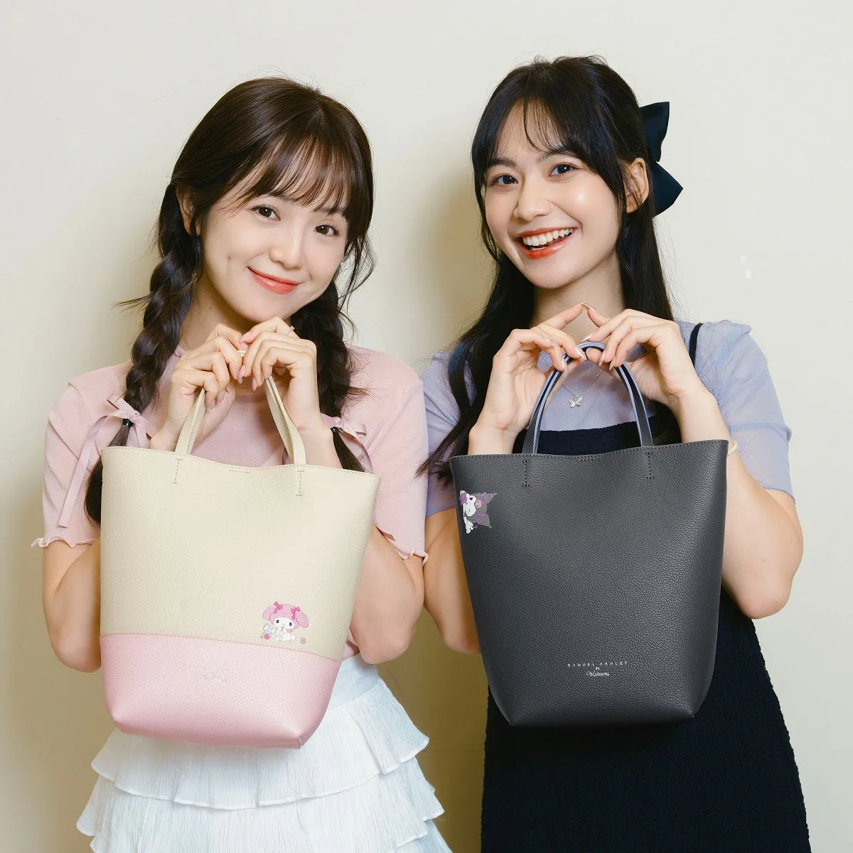Samuel Ashley x Sanrio characters Leather Shopping Bag