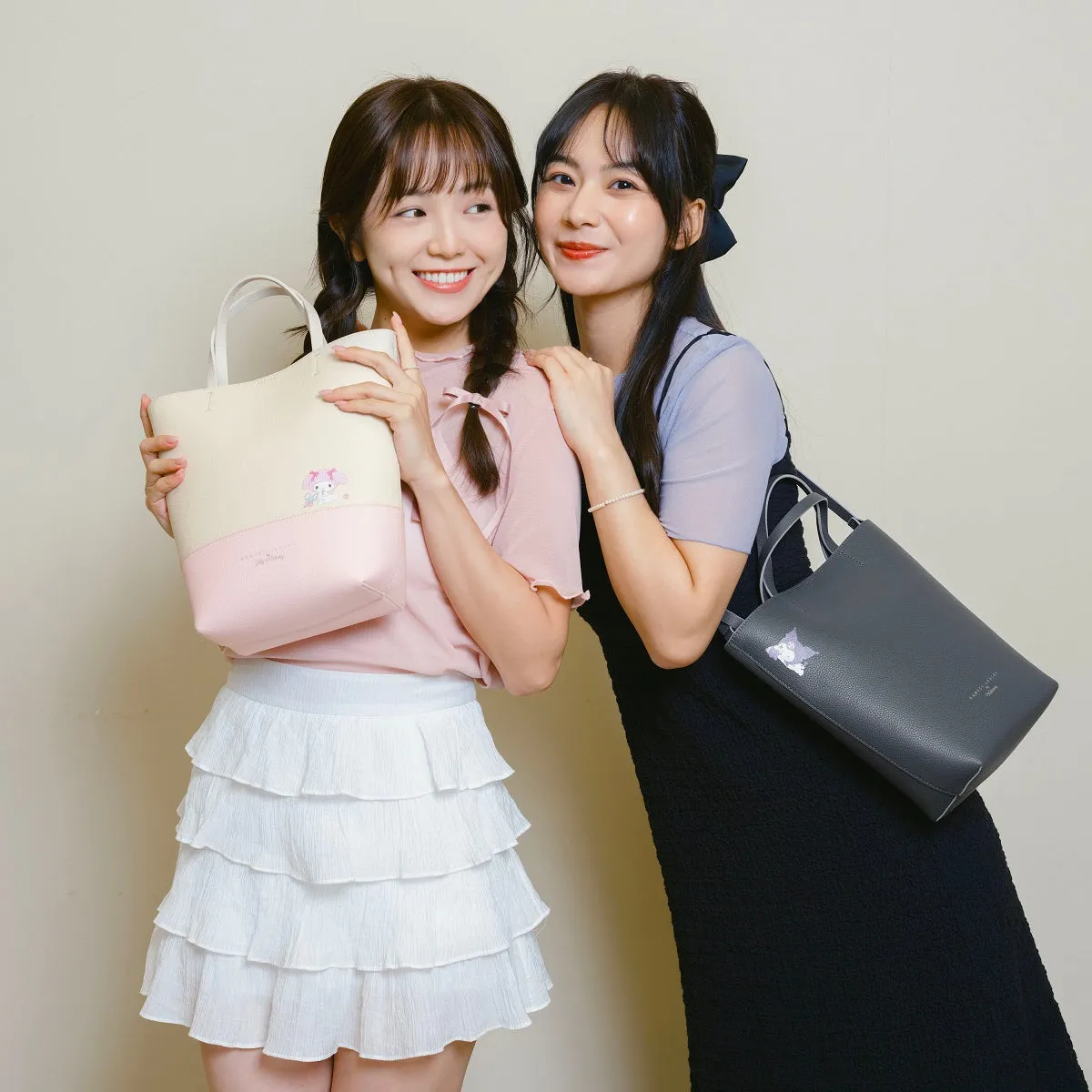 Samuel Ashley x Sanrio characters Leather Shopping Bag