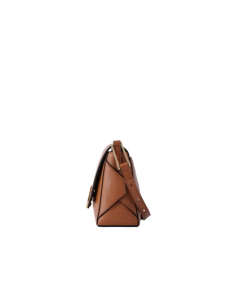 Stacked Leather Crossbody & Shoulder Bag