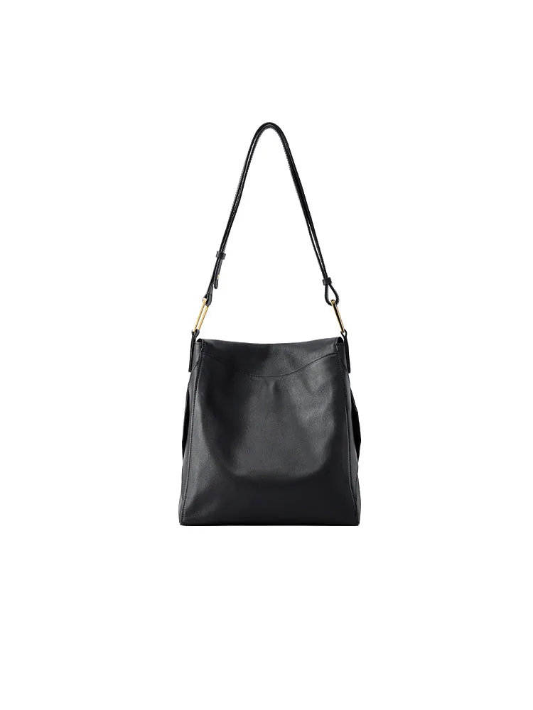 Stacked Leather Crossbody & Shoulder Bag