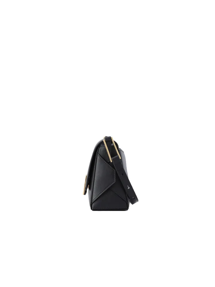Stacked Leather Crossbody & Shoulder Bag