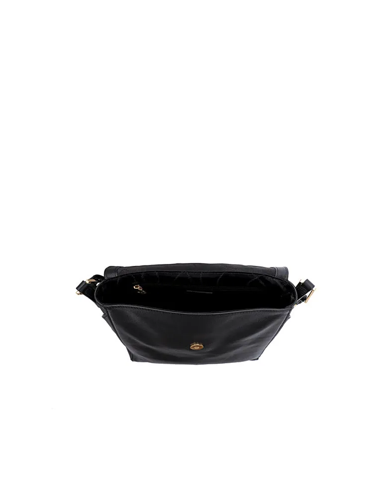 Stacked Leather Crossbody & Shoulder Bag