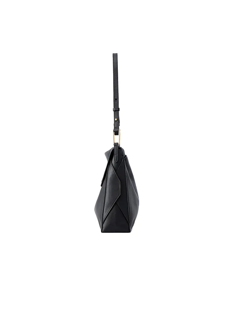 Stacked Leather Crossbody & Shoulder Bag