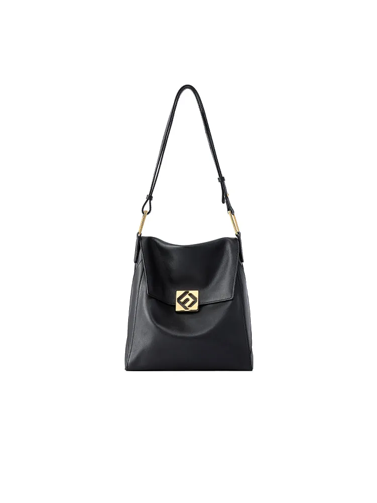 Stacked Leather Crossbody & Shoulder Bag