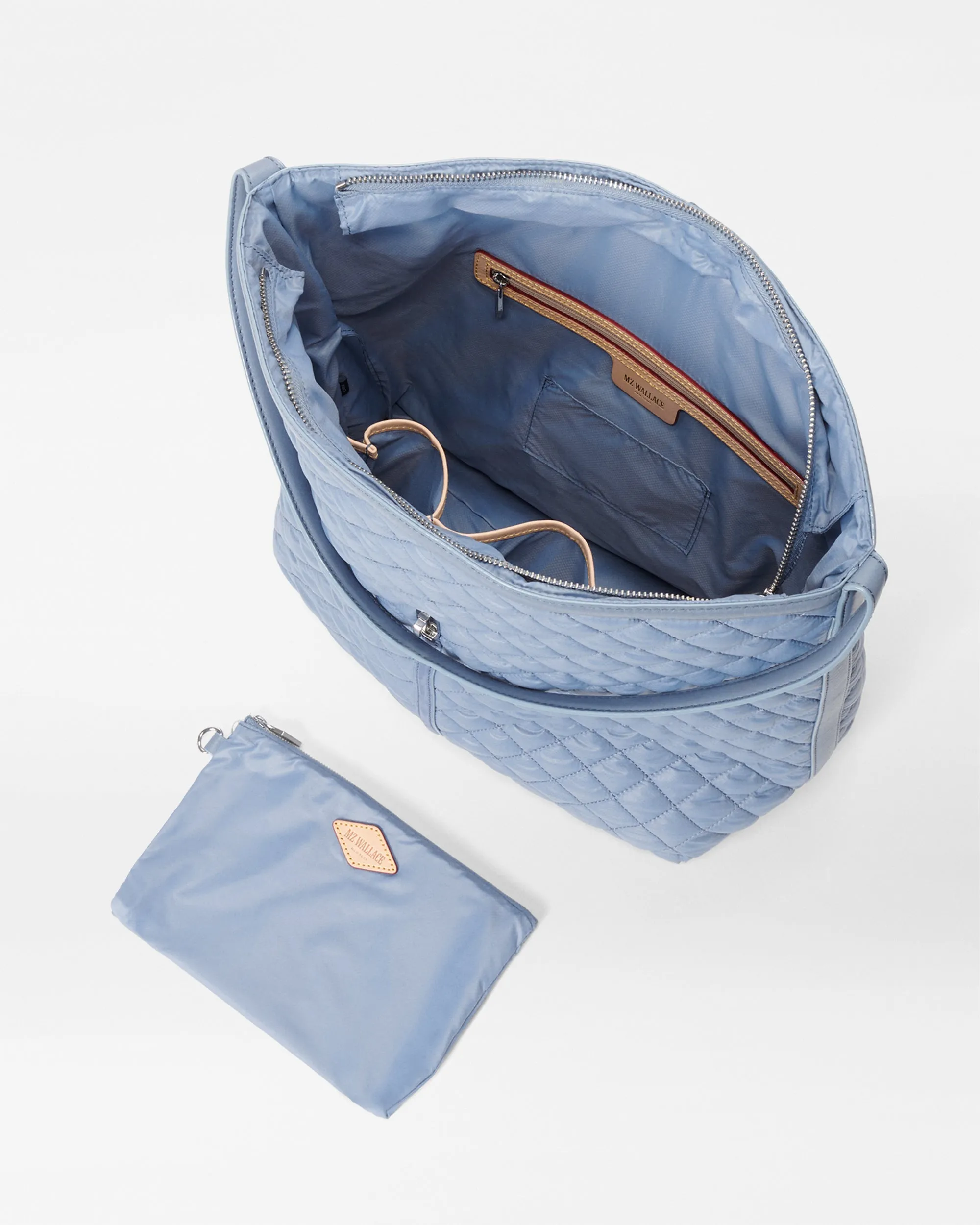 Stone Blue Large Astor Hobo