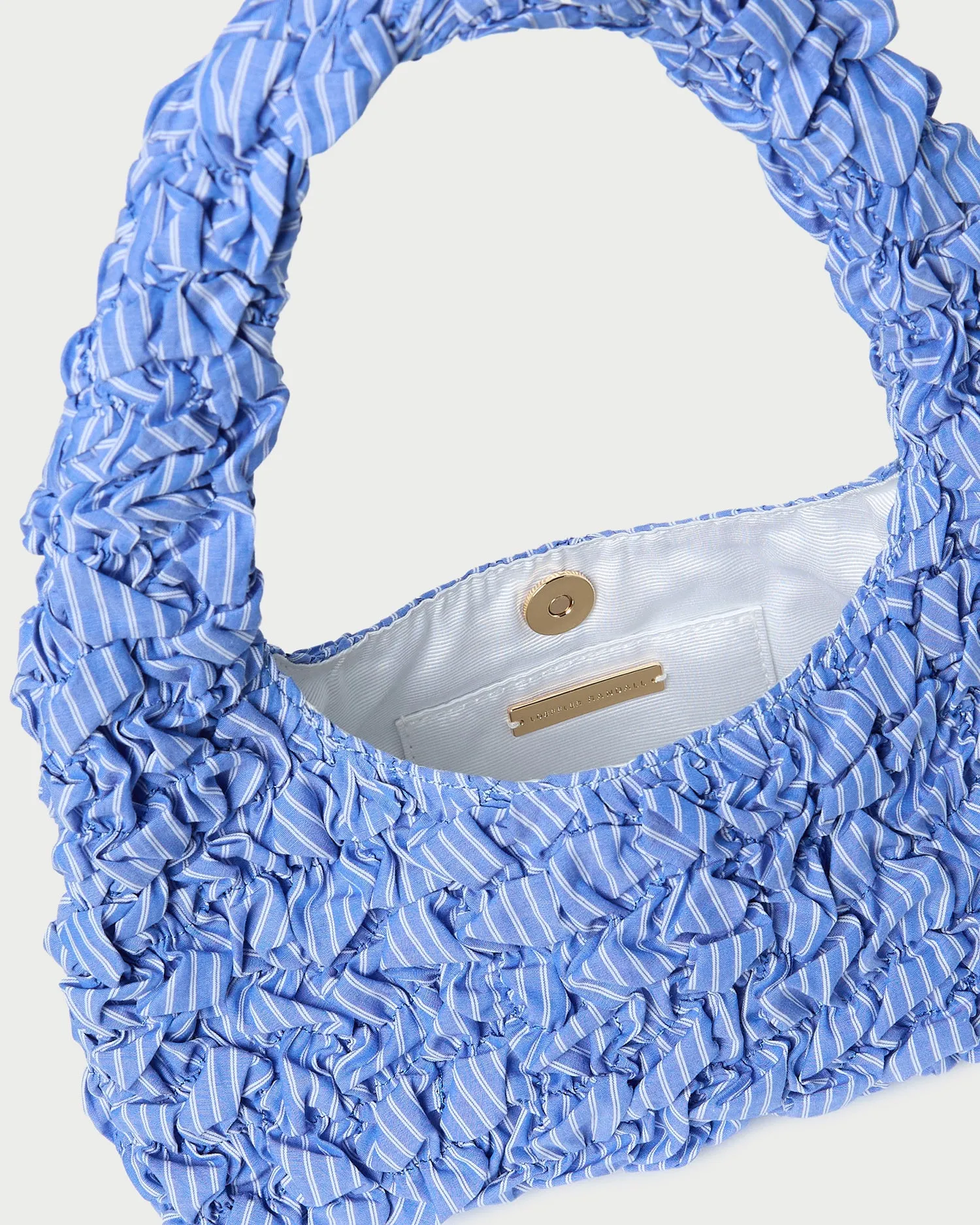 Syd Blue Mini Hobo Bag