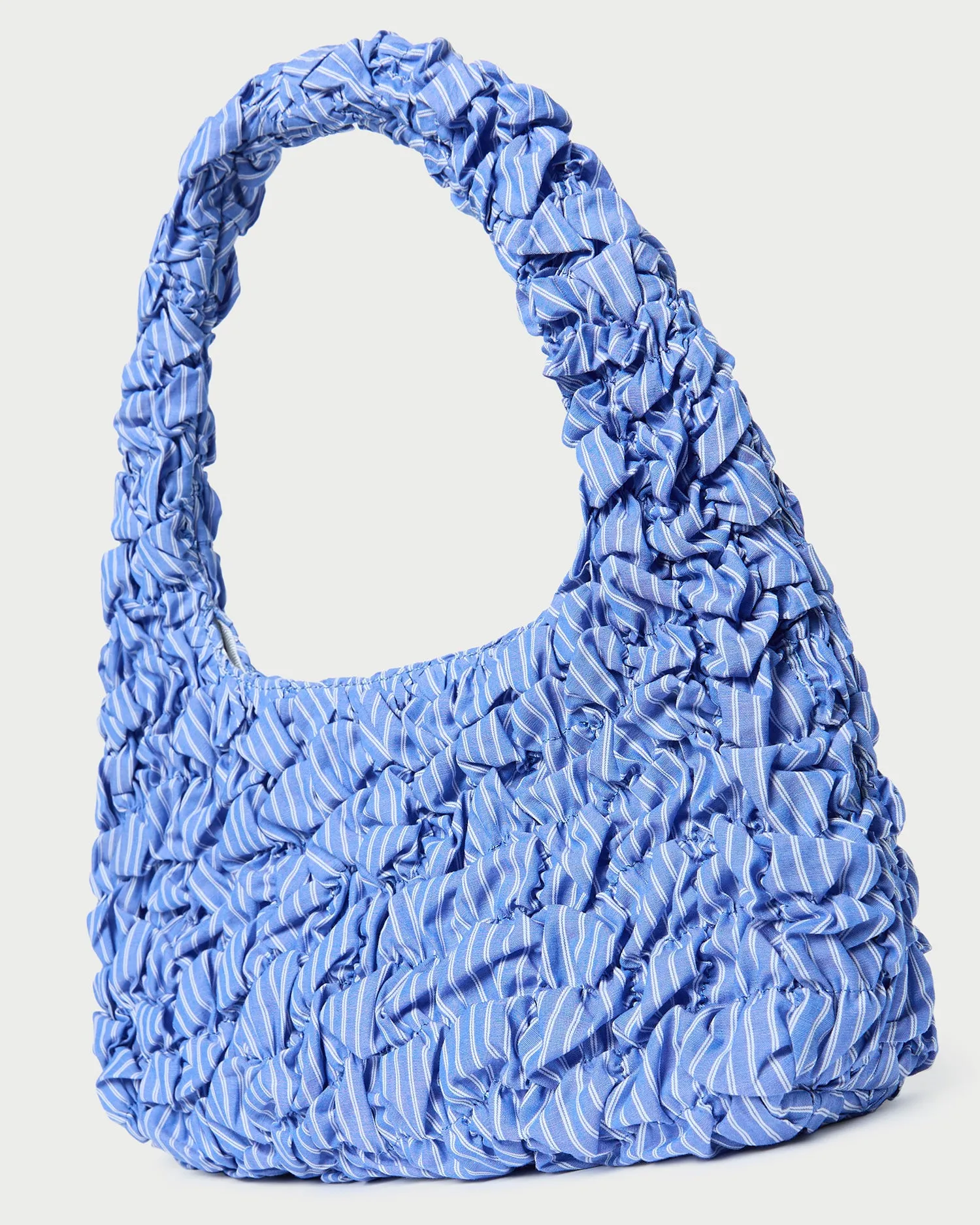 Syd Blue Mini Hobo Bag