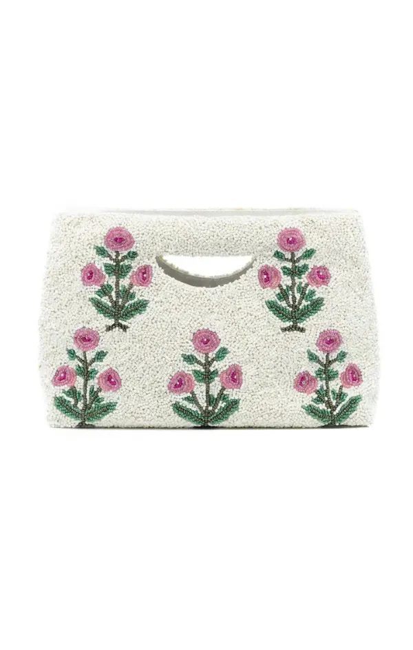 Top Handle Beaded Bag