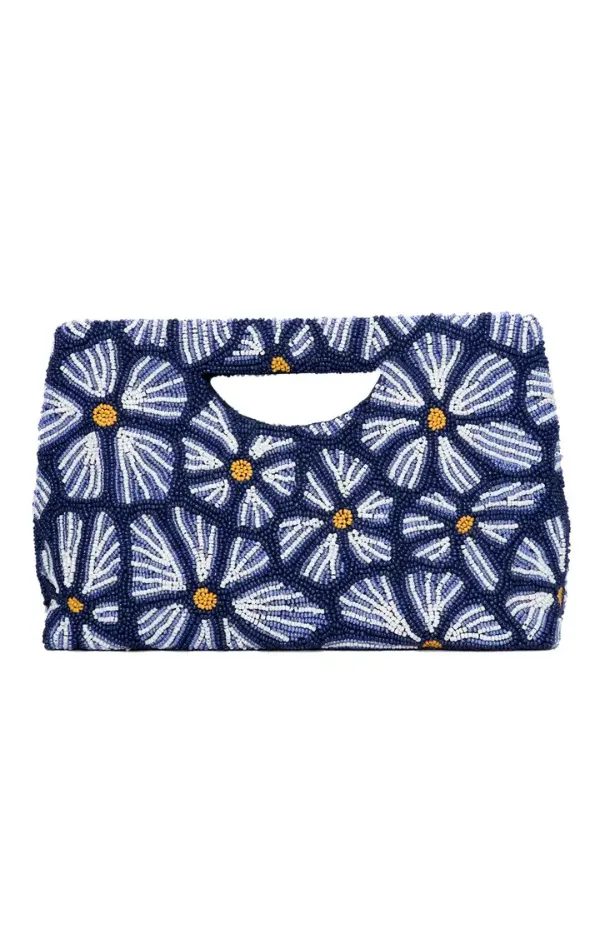 Top Handle Beaded Bag