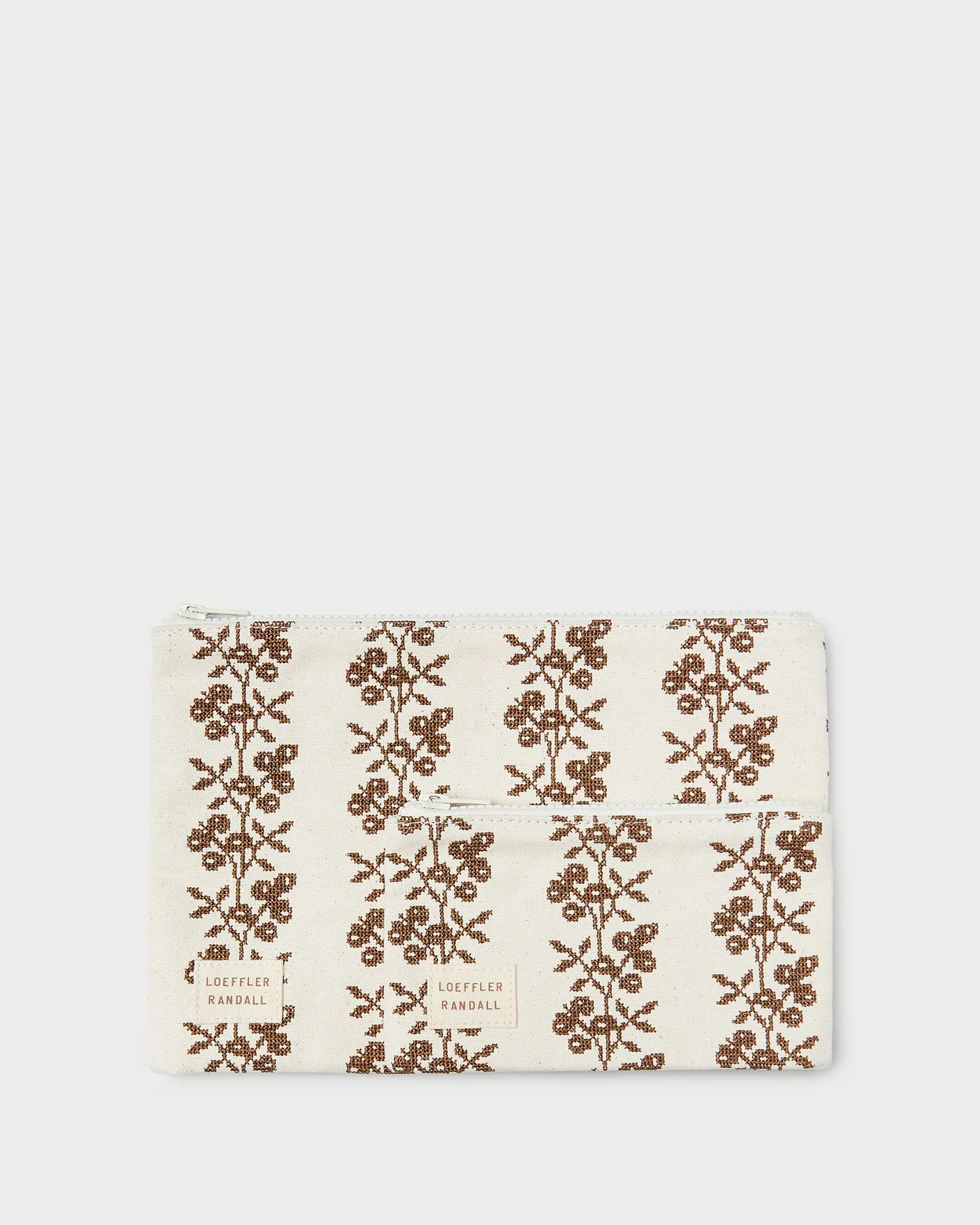 Tracy Cream Floral Pouch Set