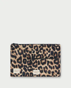 Tracy Leopard Pouch Set