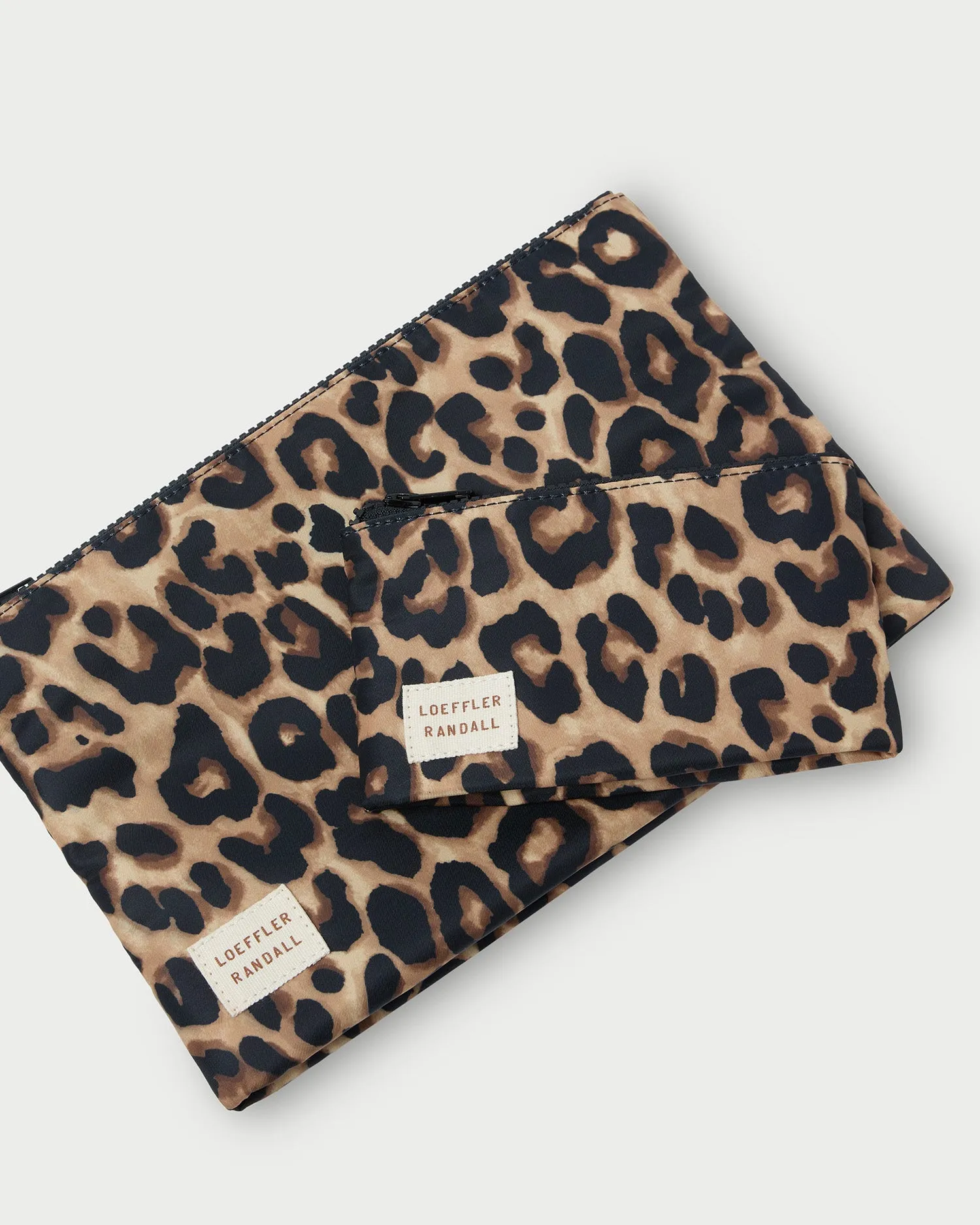 Tracy Leopard Pouch Set