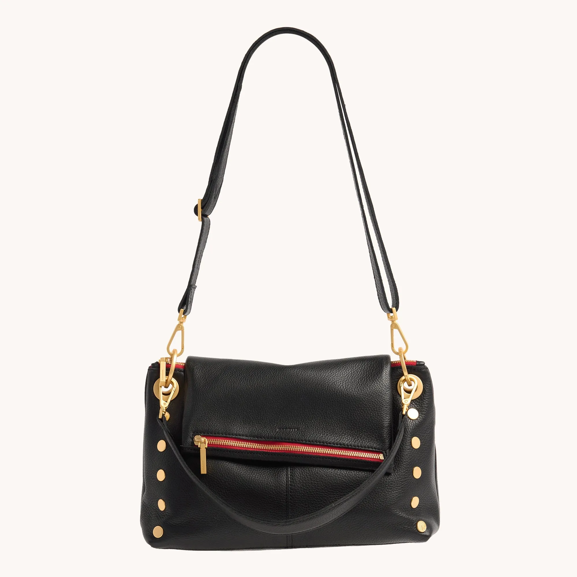 VIP Grand | Black/Brushed Gold Red Zip