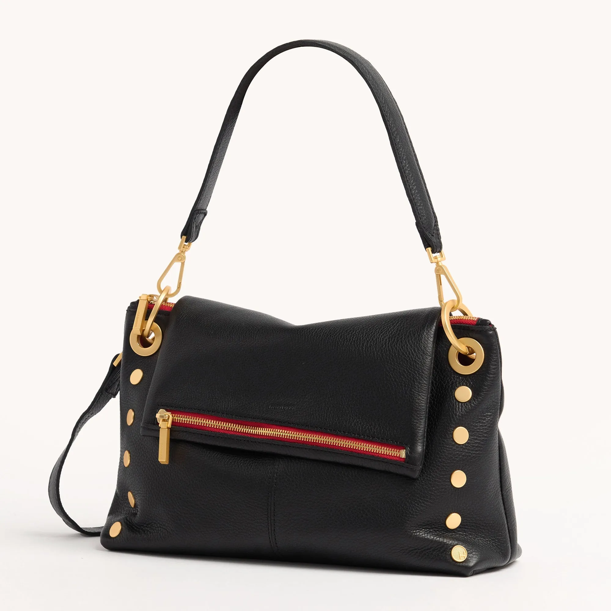 VIP Grand | Black/Brushed Gold Red Zip