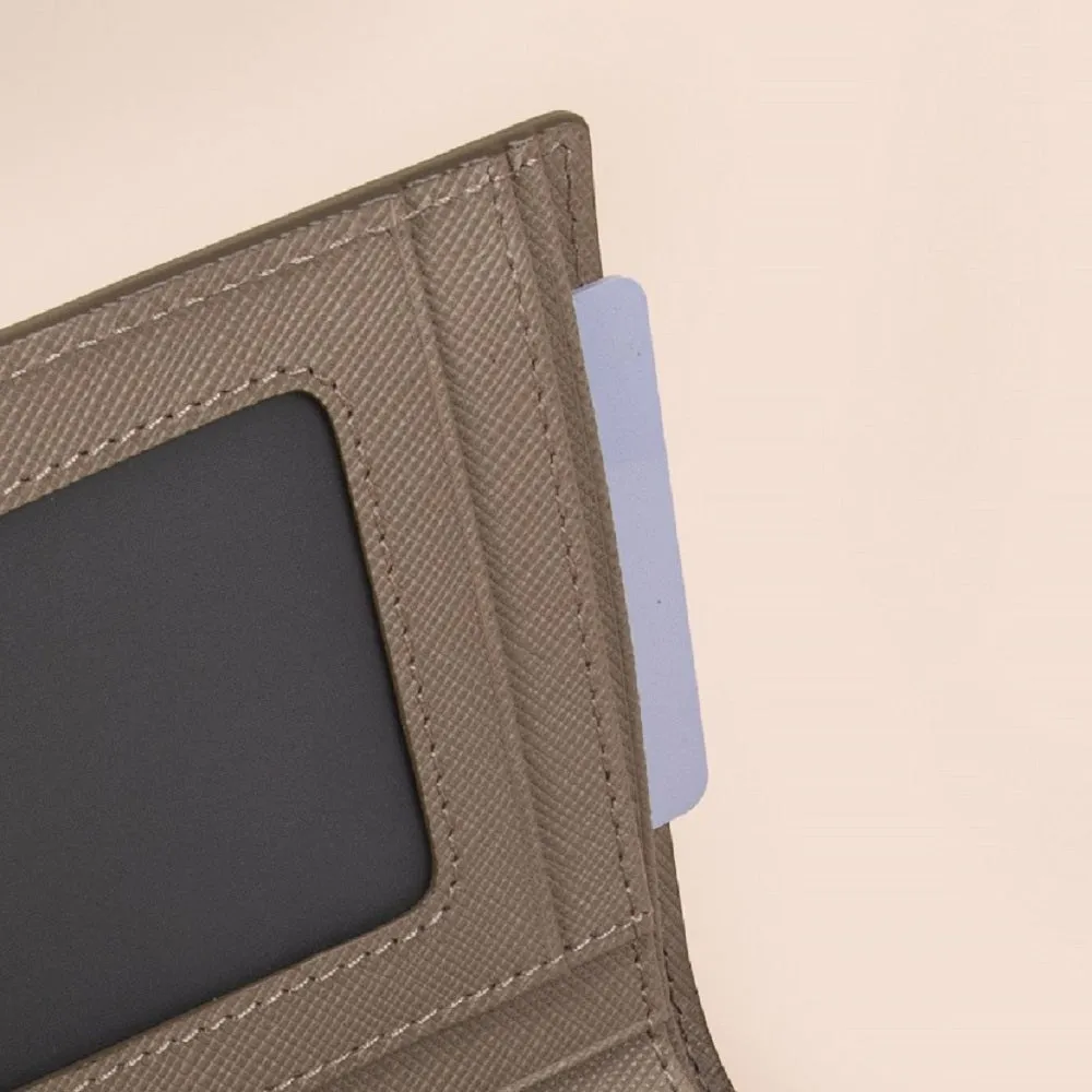 Warren Vertical Leather Wallet w/ Detachable Card Holder (RFID)