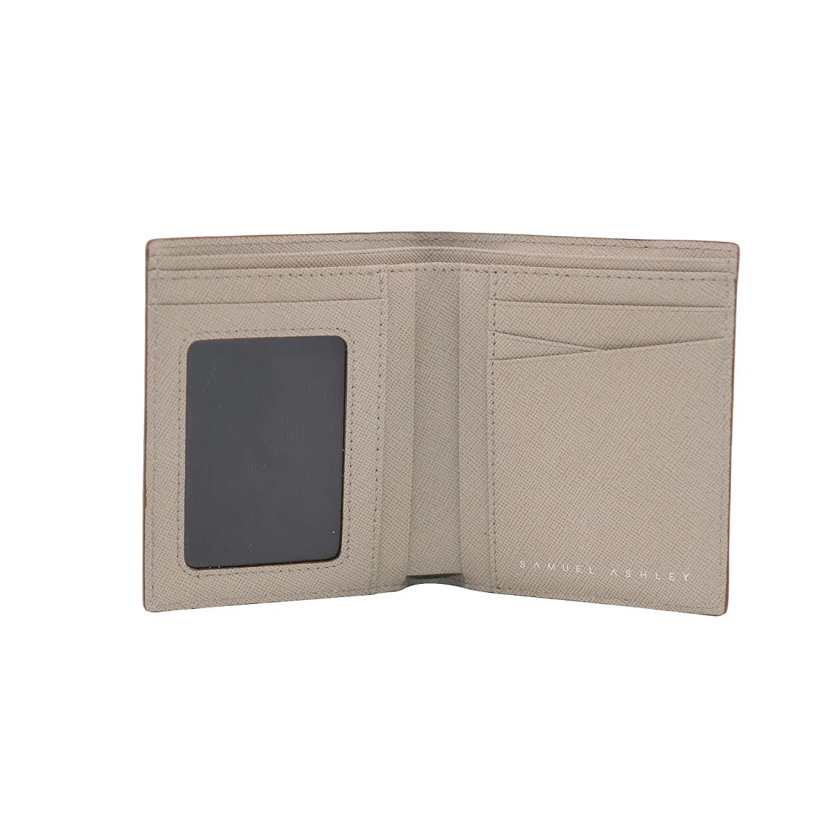 Warren Vertical Leather Wallet w/ Detachable Card Holder (RFID)