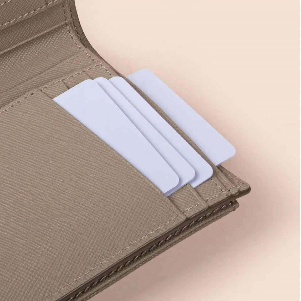Warren Vertical Leather Wallet w/ Detachable Card Holder (RFID)