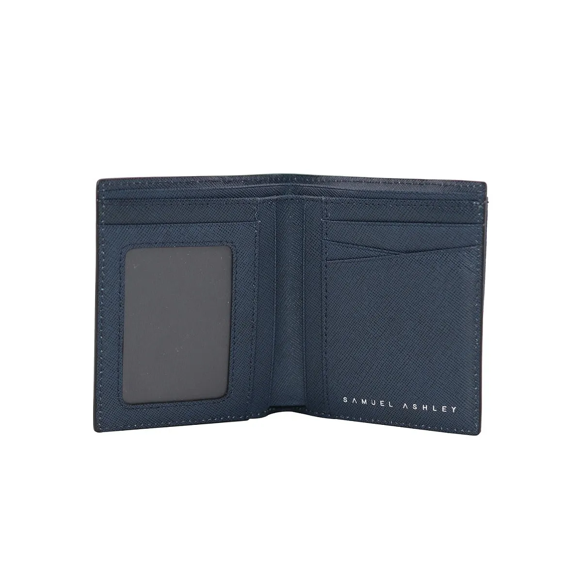 Warren Vertical Leather Wallet w/ Detachable Card Holder (RFID)